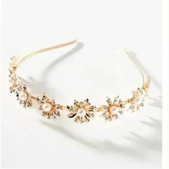 ⭐️ Petal Embellished Peasant Boho Art Deco Farm Hipster Chic Minimal Headband